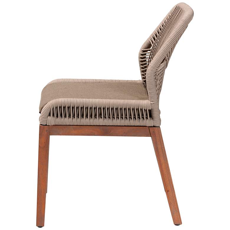 Image 7 Baxton Studio Jennifer Walnut Brown Dining Side Chair more views