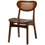 3_Baxton Studio Jeriah Mid Century Wood and Woven Rattan 7-Piece Dining Set more views