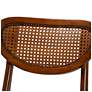 6_Baxton Studio Jeriah Mid Century Wood and Woven Rattan 7-Piece Dining Set more views