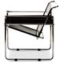 4_Baxton Studio Jericho Black Leather Mid-Century Modern Accent Chair more views