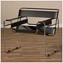 6_Baxton Studio Jericho Black Leather Mid-Century Modern Accent Chair more views