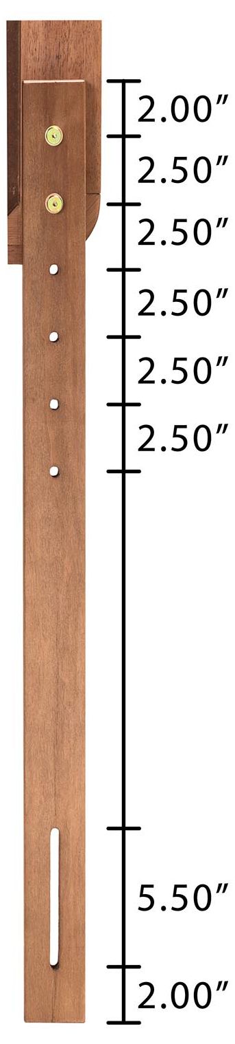 Baxton Studio Jiro Platform Bed with Panel Headboard and Angled Legs, Full