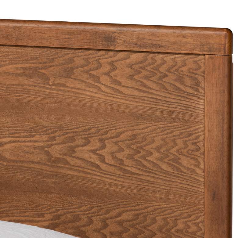 Image 3 Baxton Studio Jiro Walnut Brown Twin Size Platform Bed more views