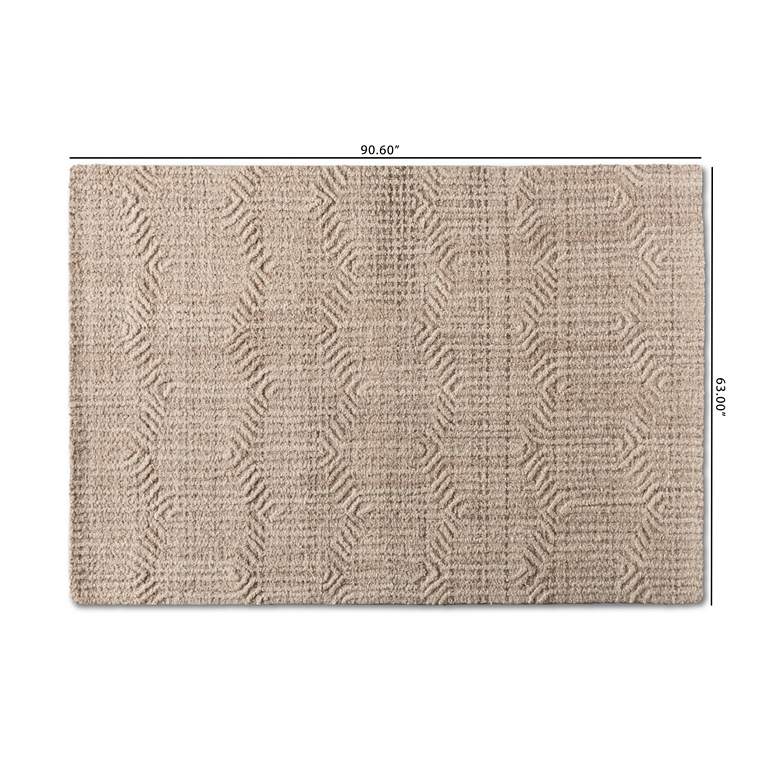 Image 4 Baxton Studio Judian 5'3"x7'7" Multi-Color Indoor Area Ru more views