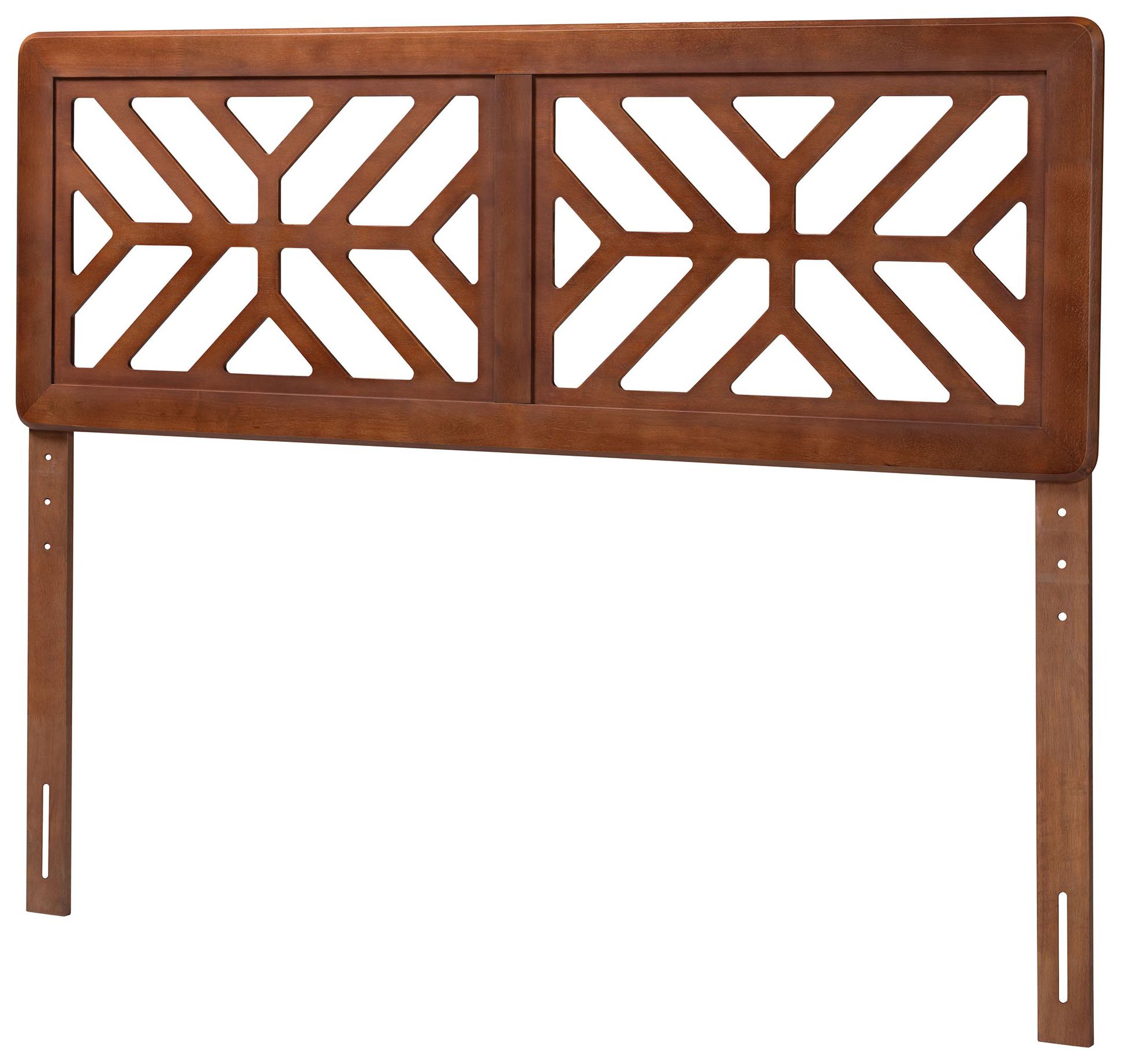 Image 2 Baxton Studio Kalare Wood Headboard - Panel with Adjustable Height, Full