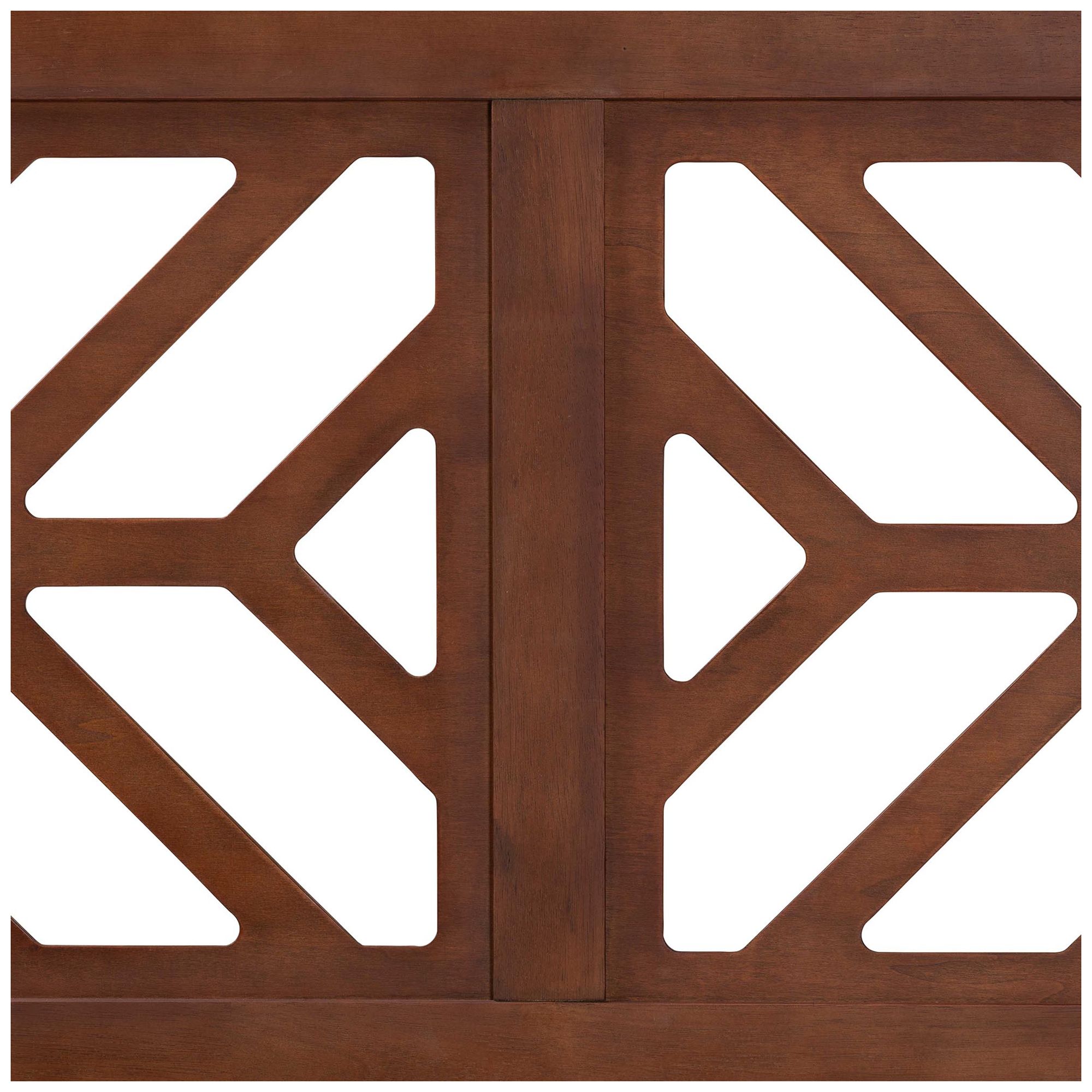 Image 4 Baxton Studio Kalare Wood Headboard - Panel with Adjustable Height, Full more views