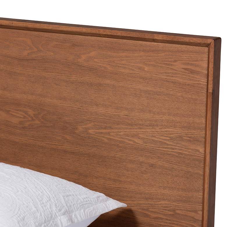 Image 3 Baxton Studio Karine Ash Walnut Twin Platform Bed more views