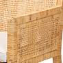 Thumbnail4 of Baxton Studio Karis Natural Wood and Rattan Armchair more views