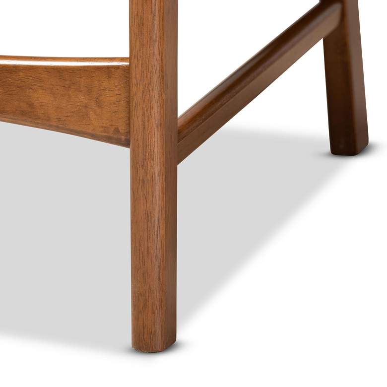 Image 4 Baxton Studio Katya 24" Gray Fabric Counter Stools Set of 2 more views