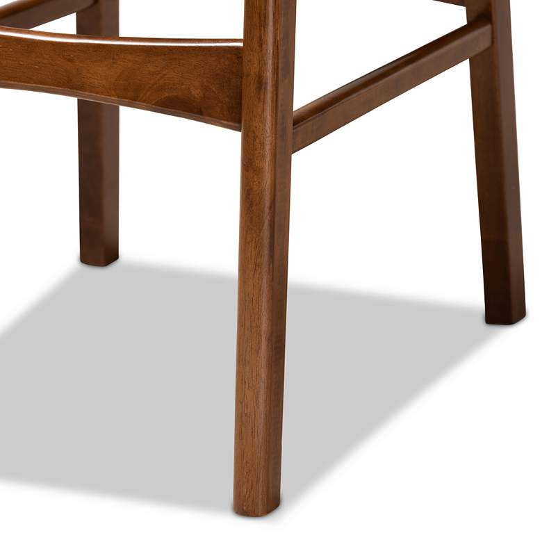 Image 4 Baxton Studio Katya 29" Sand Fabric Bar Stools Set of 2 more views