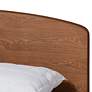 Thumbnail3 of Baxton Studio Keagan Walnut Brown Queen Size Platform Bed more views