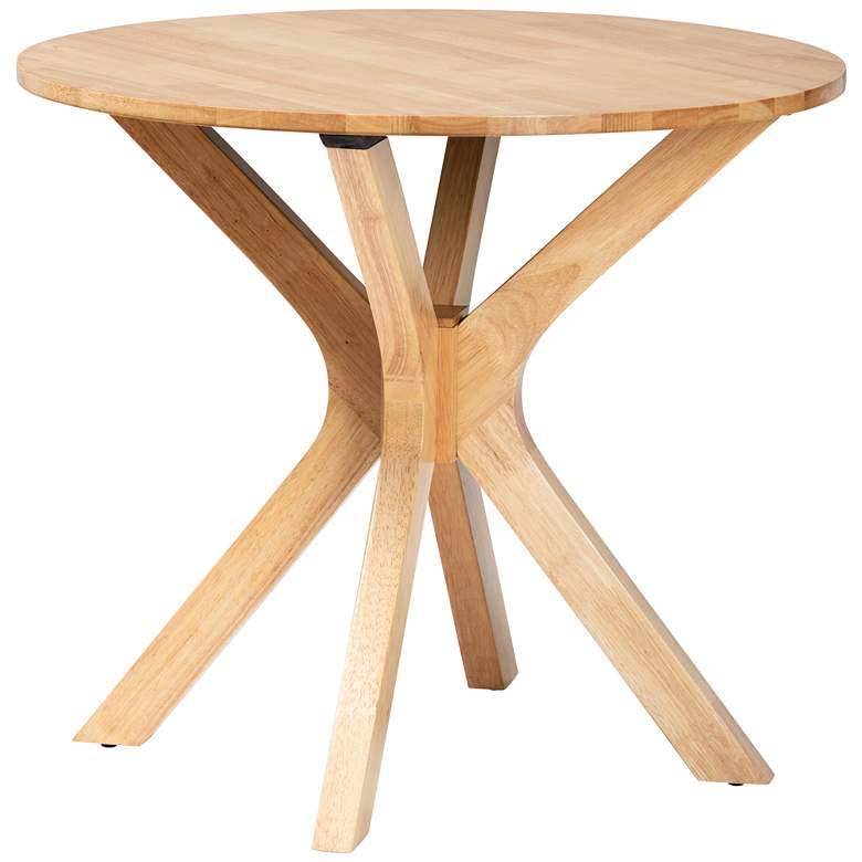 Image 2 Baxton Studio Kenji 34 1/4"W Natural Brown Wood Dining Table