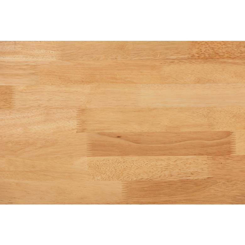 Image 5 Baxton Studio Kenji 34 1/4"W Natural Brown Wood Dining Table more views