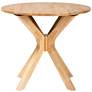 6_Baxton Studio Kenji 34 1/4"W Natural Brown Wood Dining Table more views