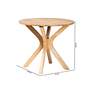 7_Baxton Studio Kenji 34 1/4"W Natural Brown Wood Dining Table more views