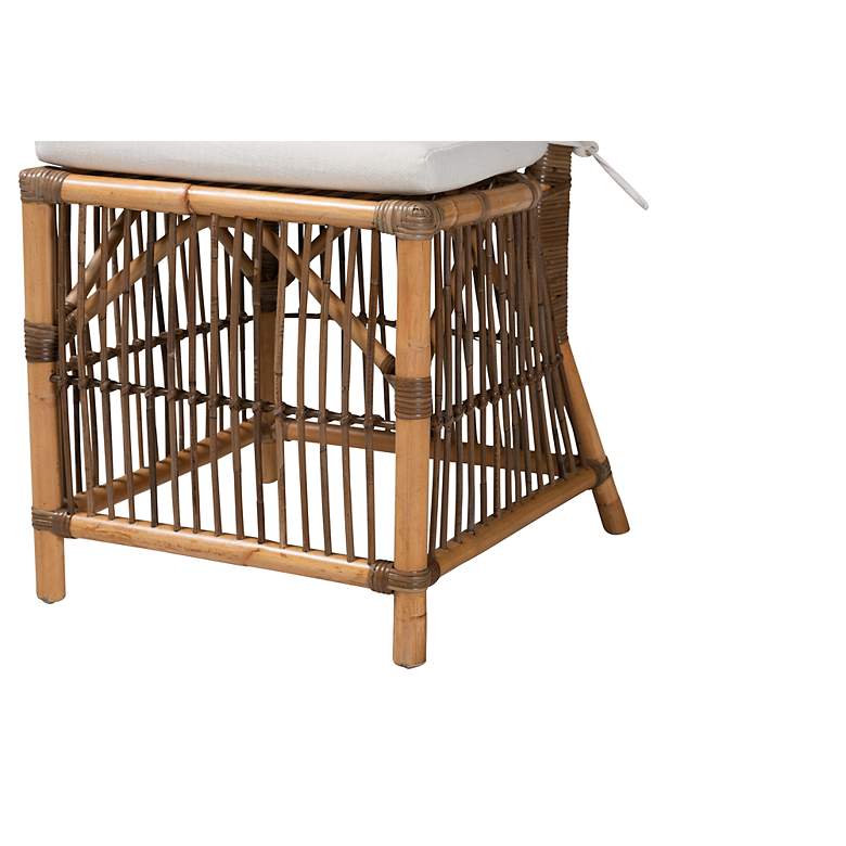 Image 3 Baxton Studio Kim Natural Brown Rattan Dining Chair more views