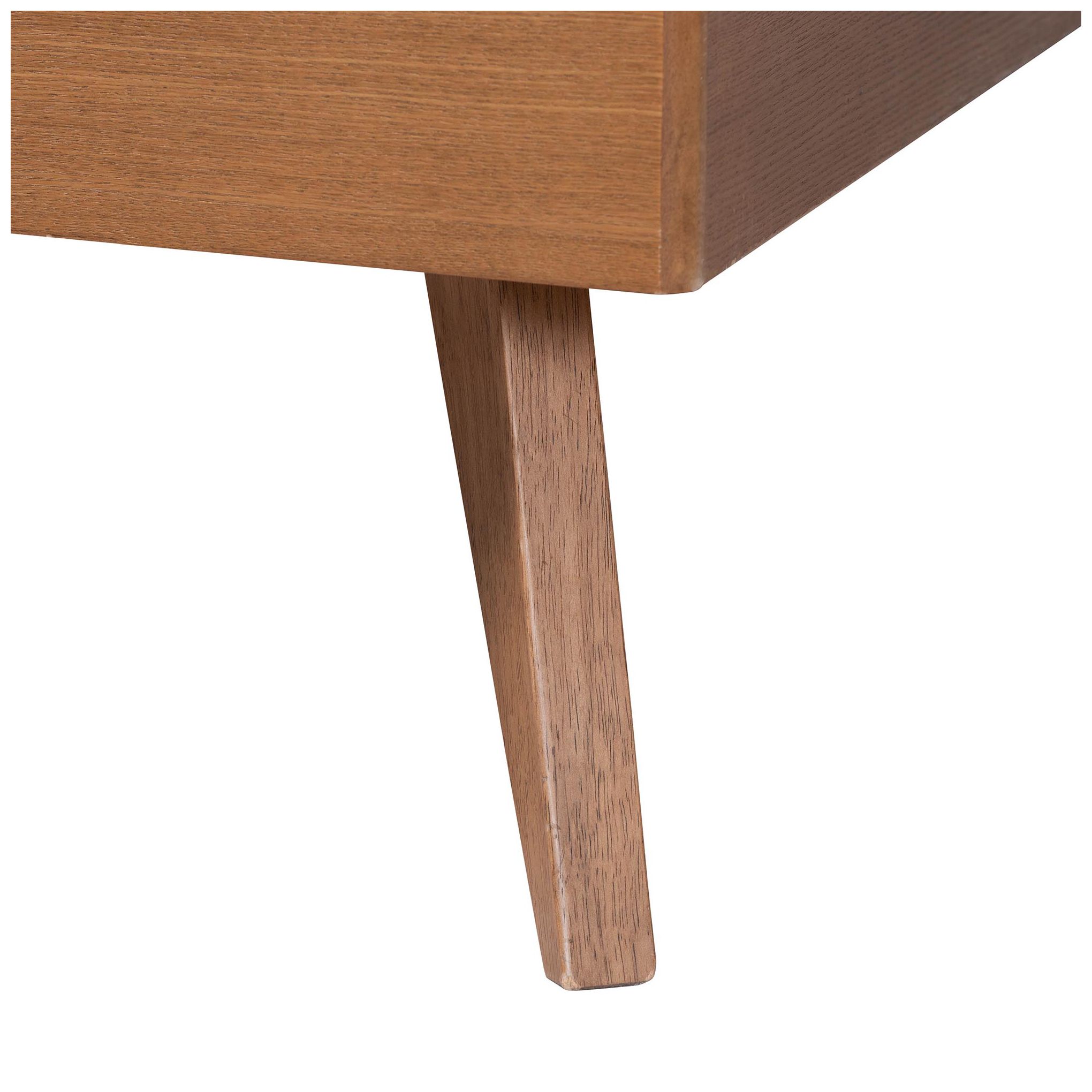 Image 6 Baxton Studio Kirabo Platform Bed - Mid-Century Modern Bed, Queen more views