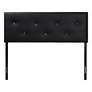 3_Baxton Studio Kirchem Black Faux Leather Queen Headboard more views