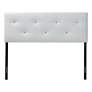 3_Baxton Studio Kirchem White Faux Leather Queen Headboard more views