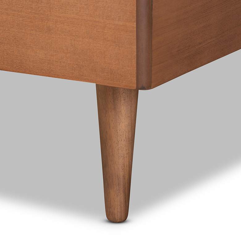 Image 4 Baxton Studio Kuro Walnut Brown Wood Twin Size Platform Bed more views