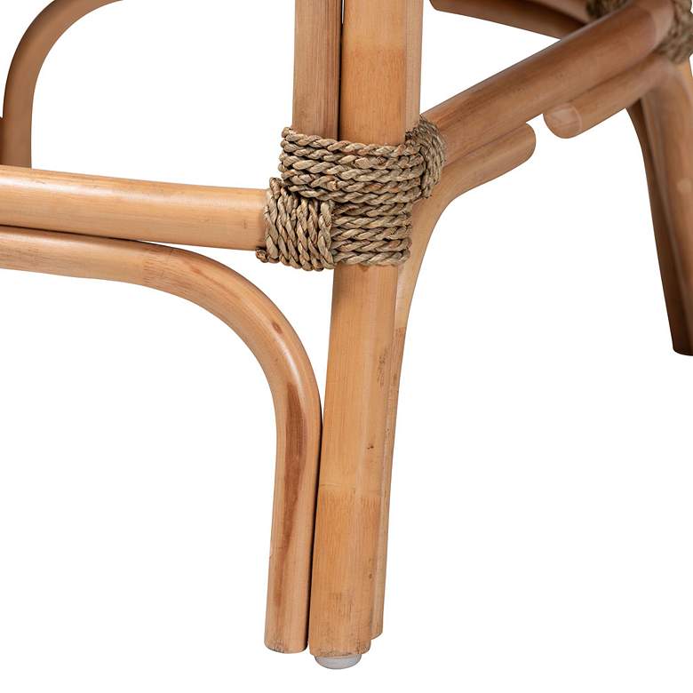 Image 7 Baxton Studio Kyle 27 1/4" Natural Brown Counter Stool more views