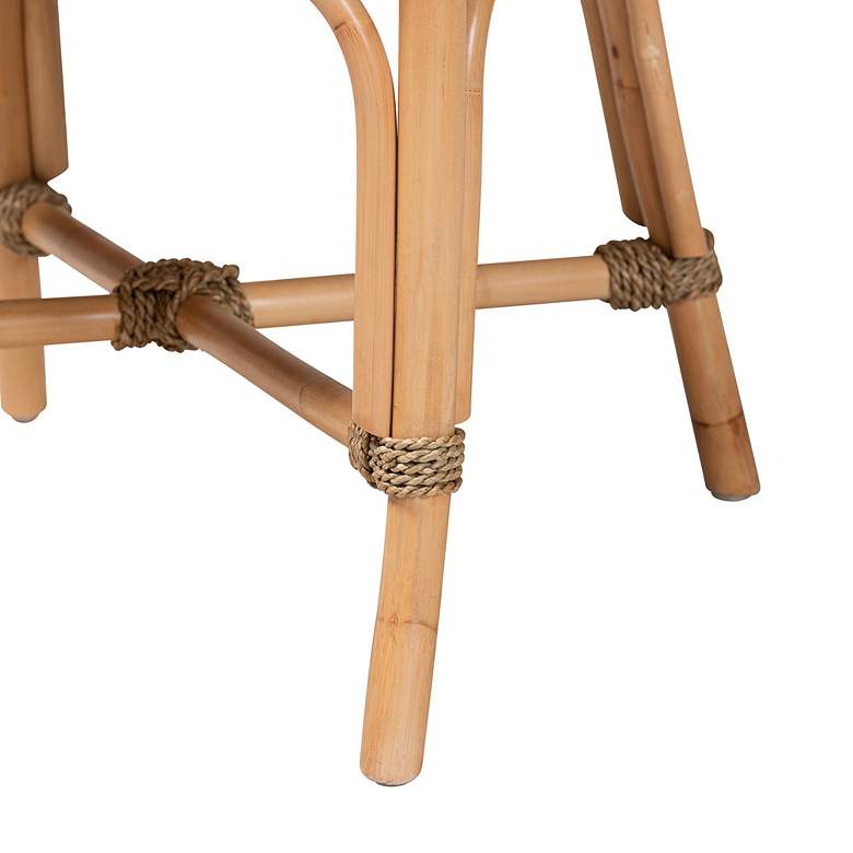 Image 4 Baxton Studio Kyle Natural Brown Dining Armchair more views