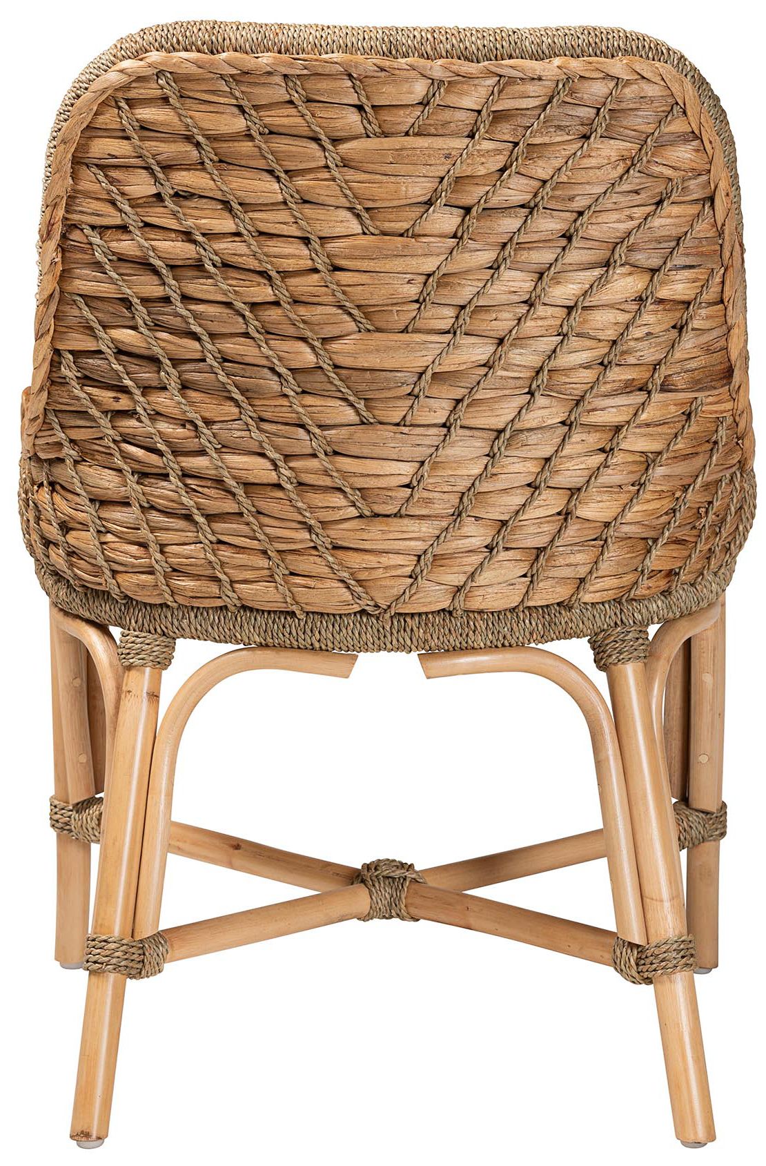 Baxton Studio Kyle Natural Brown Dining Side Chair