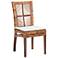 Baxton Studio Laluna Gray-Washed Natural Wood Dining Chair