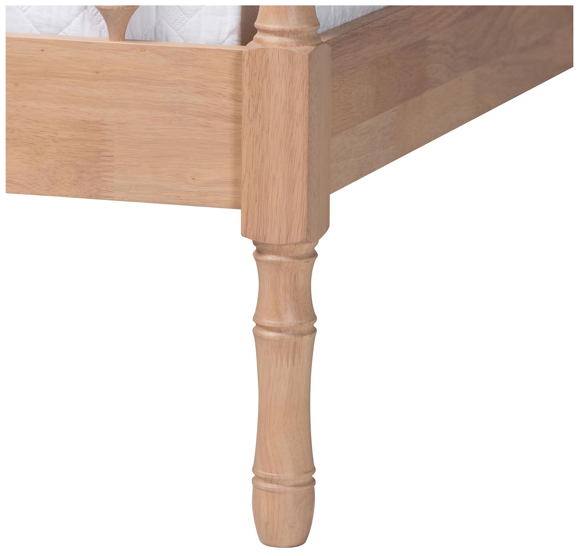 Baxton Studio Laurent Bedroom Set - Queen Bed, Dresser, Chest, and Nightstd