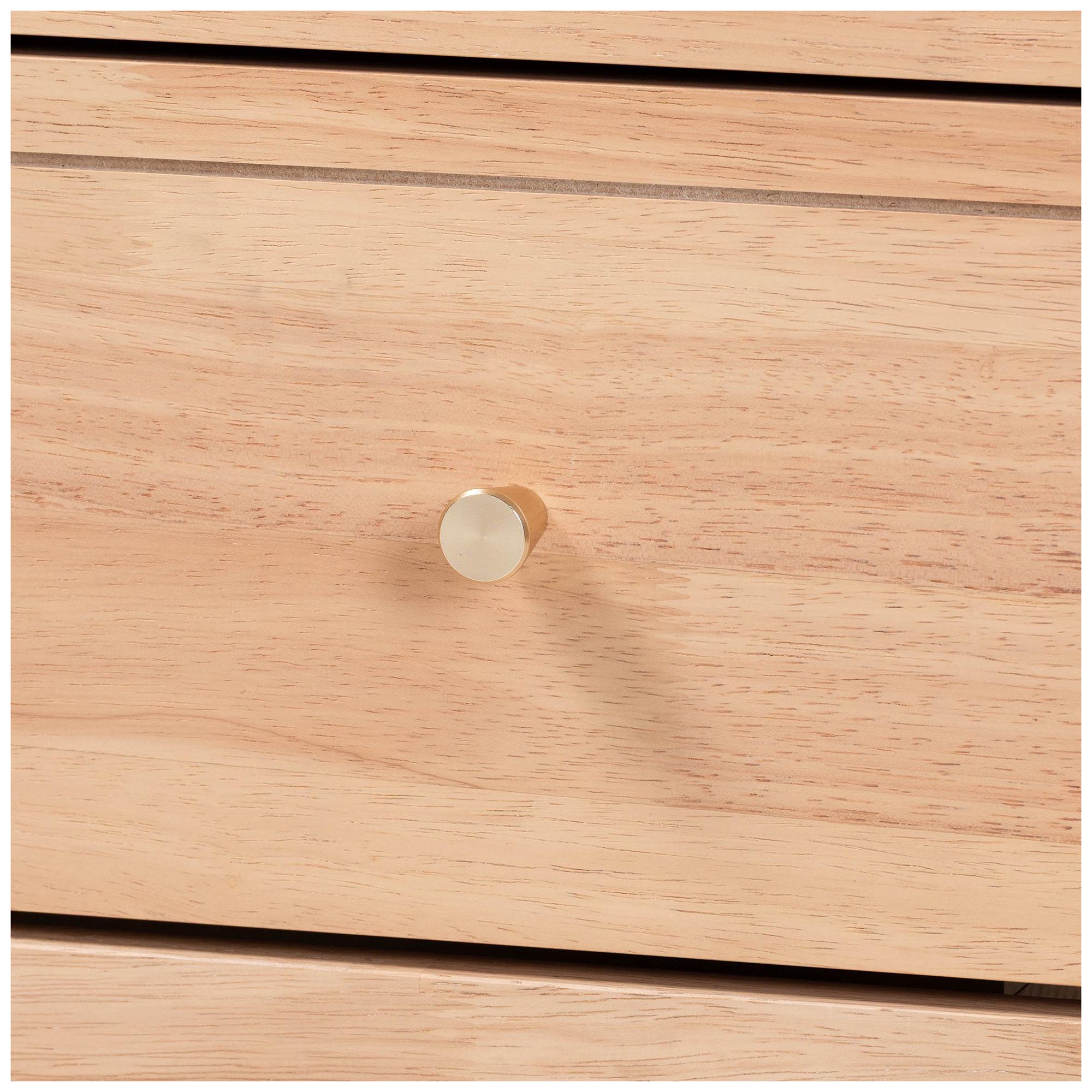 Image 7 Baxton Studio Laurent Chest - 4-Drawer Bedroom Organizer with Turned Legs more views