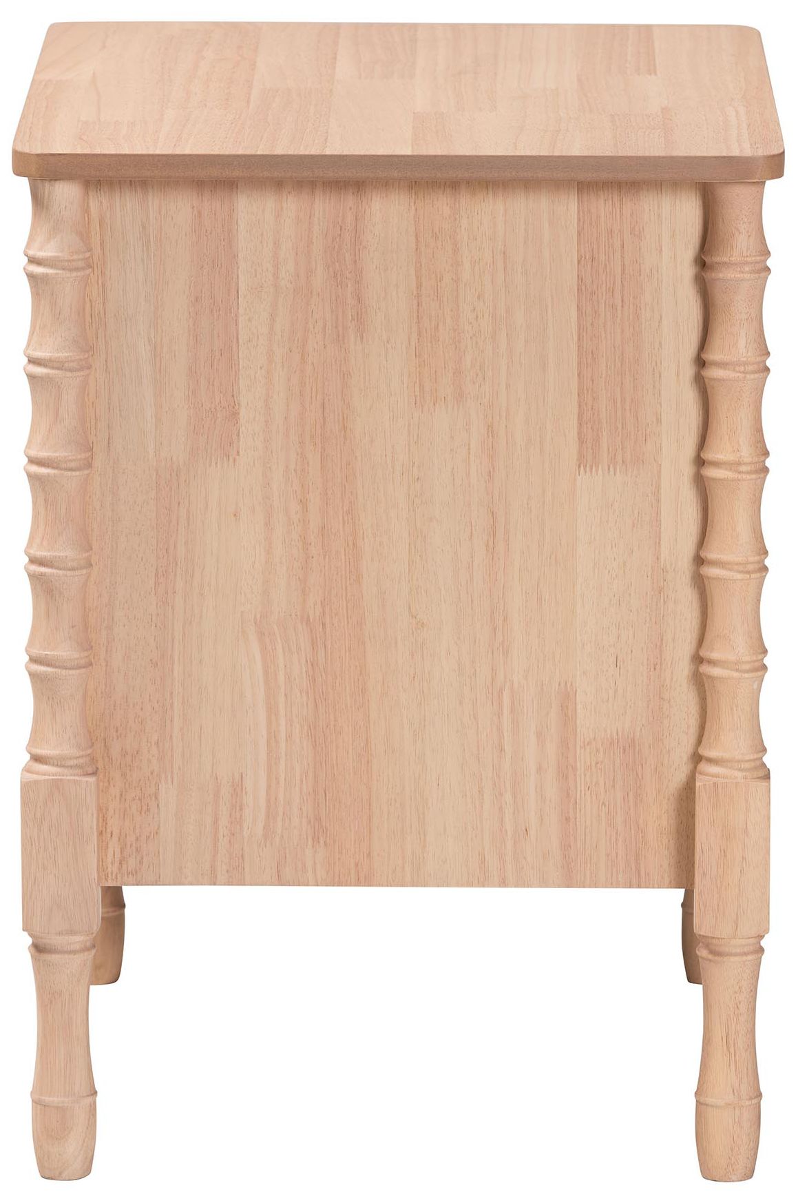 Image 5 Baxton Studio Laurent Nightstand - 2-Drawer Bedside Table more views