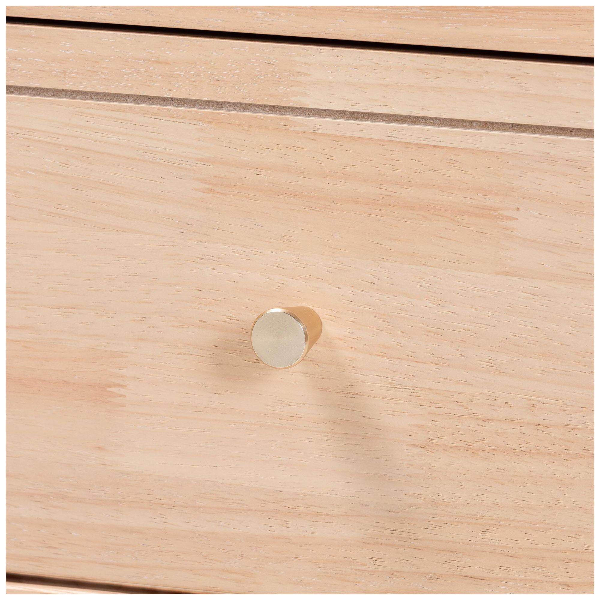 Image 6 Baxton Studio Laurent Nightstand - 2-Drawer Bedside Table more views