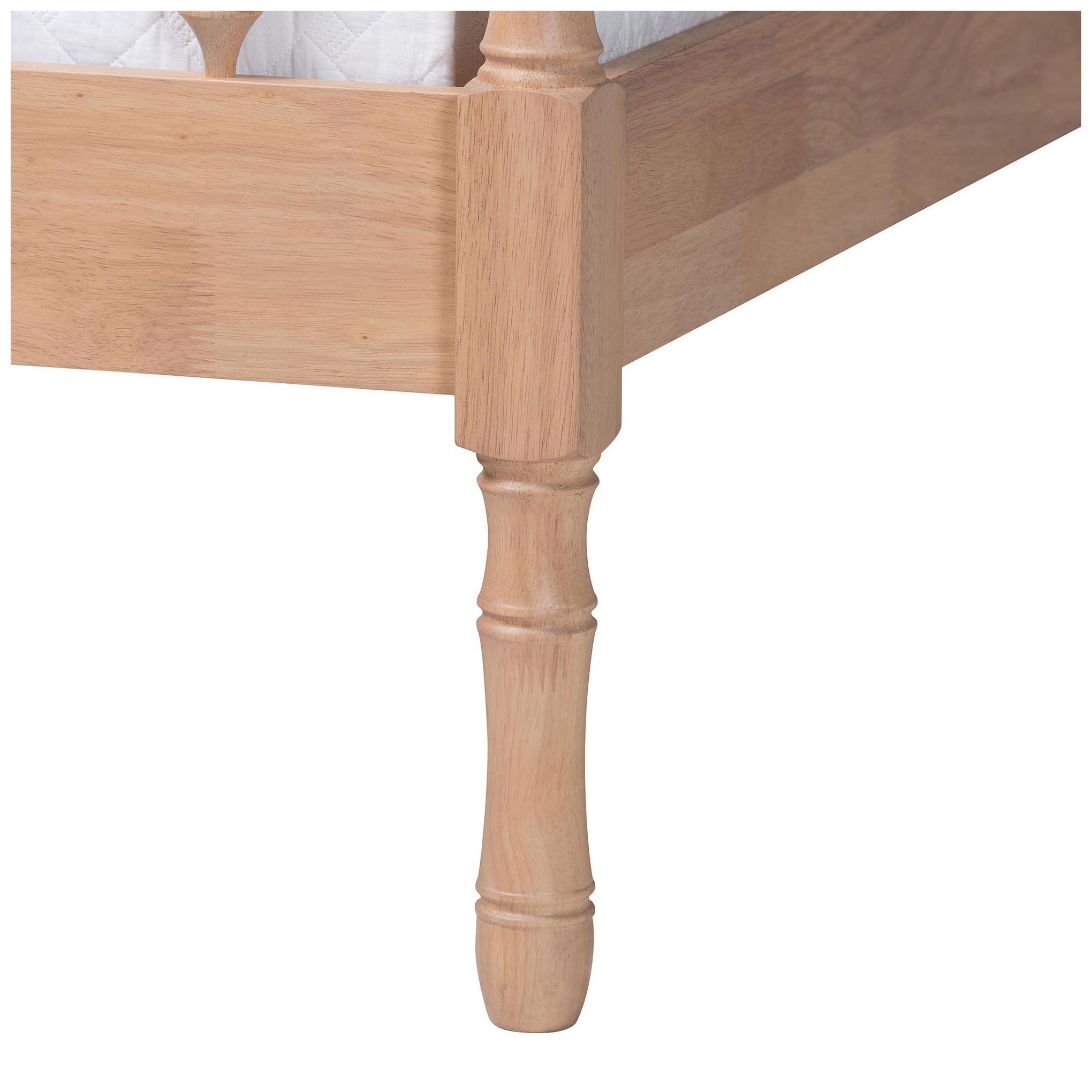 Image 6 Baxton Studio Laurent Platform Bed - Spindle Bed Frame, Queen more views