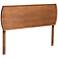 Baxton Studio Laurien Ash Walnut Rubberwood Headboard