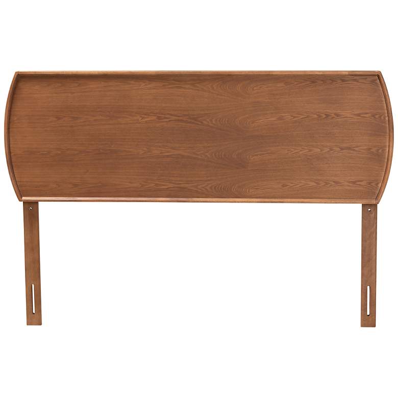 Image 4 Baxton Studio Laurien Mid-Century Walnut Finished Wood Queen Size Headboard more views