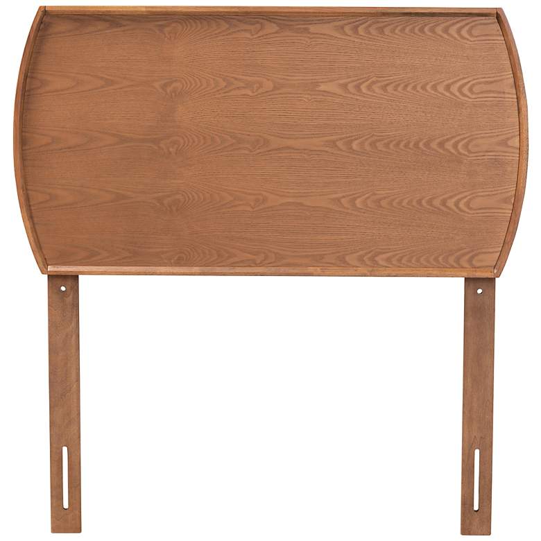 Image 4 Baxton Studio Laurien Mid-Century Walnut Finished Wood Twin Size Headboard more views