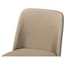 6_Baxton Studio Lavin "Walnut" Light Brown/Beige Faux Leather Dining Chair more views