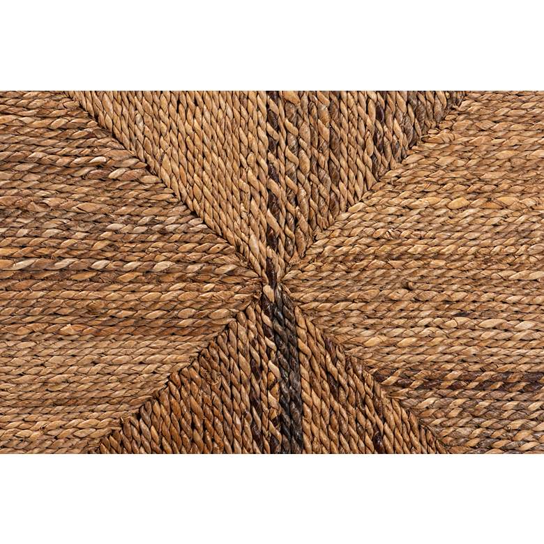 Image 5 Baxton Studio Laymi Brown Wood and Banana Fiber Dining Chair more views