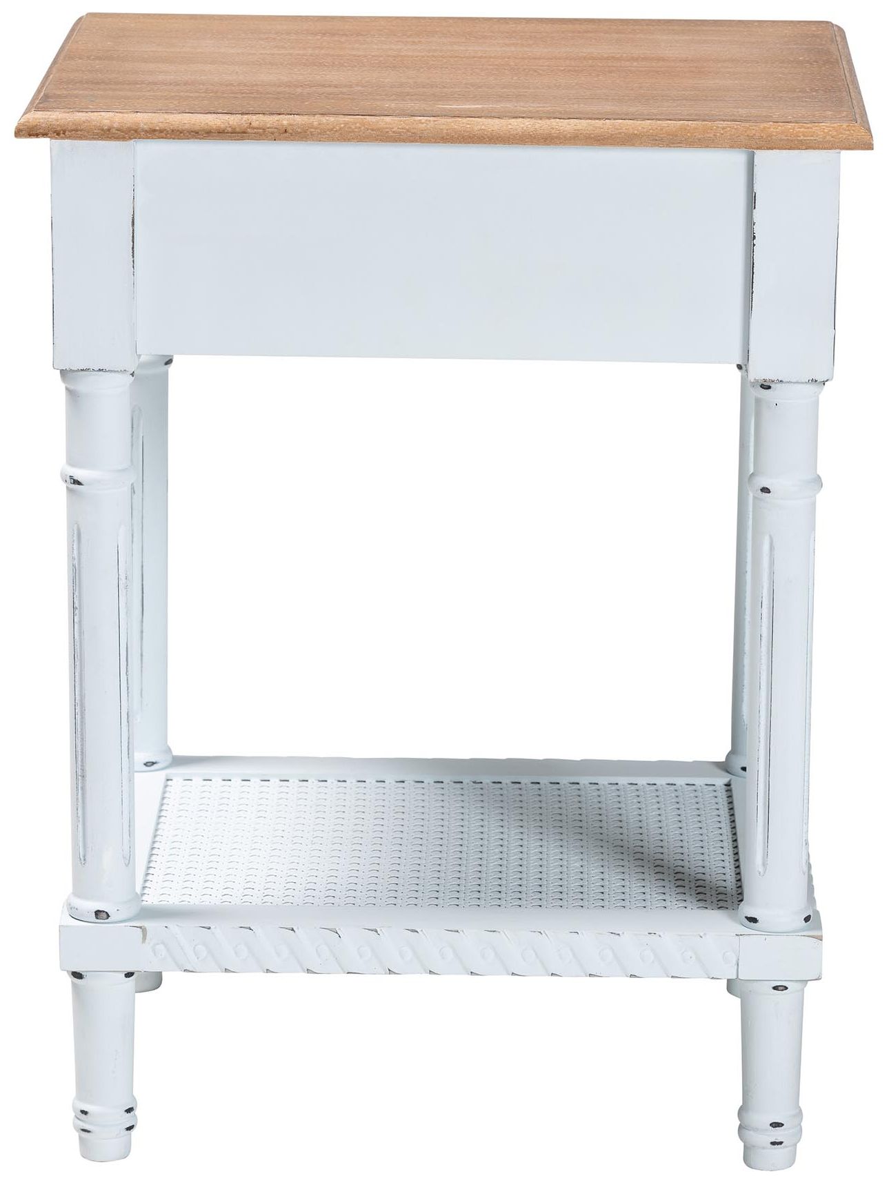 Image 6 Baxton Studio Legran Two Tone 1 Drawer End Table more views