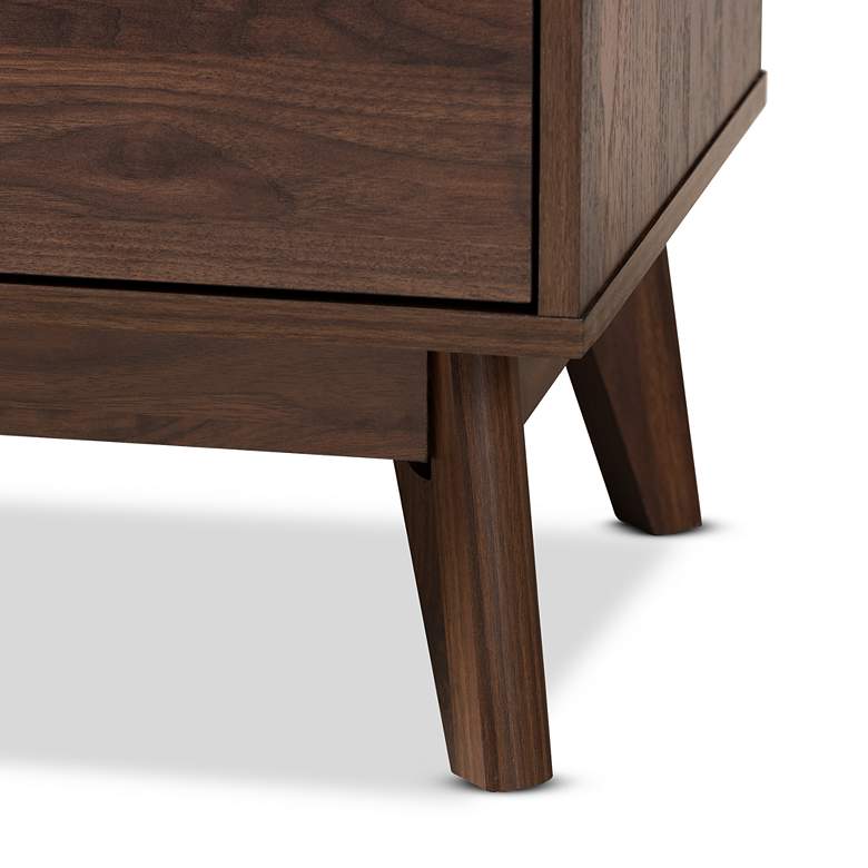 Image 7 Baxton Studio Lena Walnut Brown 3-Drawer Wood Accent Chest more views