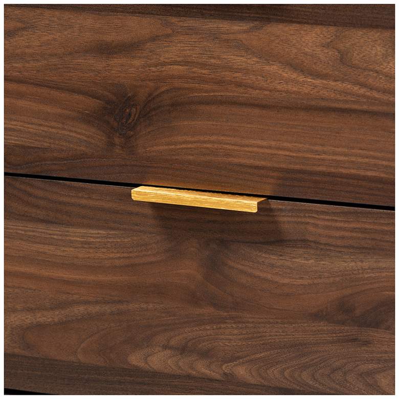 Image 6 Baxton Studio Lena Walnut Brown Finished 6-Drawer Wood Dresser more views