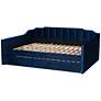 6_Baxton Studio Lennon Full Size Navy Blue Daybed with Trundle more views