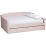 2_Baxton Studio Lennon Full Size Pink Daybed with Trundle