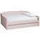Baxton Studio Lennon Full Size Pink Daybed with Trundle
