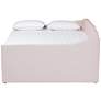 5_Baxton Studio Lennon Full Size Pink Daybed with Trundle more views