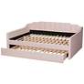7_Baxton Studio Lennon Full Size Pink Daybed with Trundle more views
