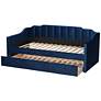 7_Baxton Studio Lennon Twin Size Navy Blue Daybed with Trundle more views