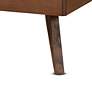 Thumbnail3 of Baxton Studio Leola Walnut Brown Twin Size Platform Bed more views