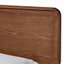 Thumbnail4 of Baxton Studio Leola Walnut Brown Twin Size Platform Bed more views