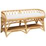 2_Baxton Studio Leryn Modern Bohemian Natural Brown Rattan Bench